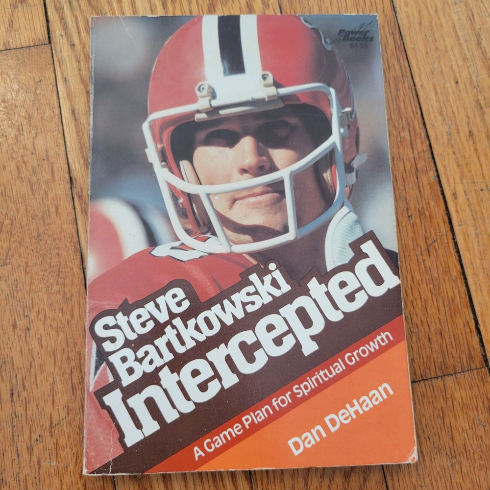 Intercepted A Game Plan‎ for Spiritual Growth Steve Bartkowski Book Football NFL